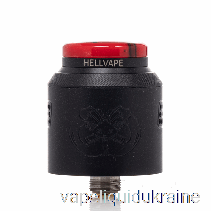 Vape Liquid Ukraine Hellvape Drop Dead 2 24mm RDA Matte Full Black